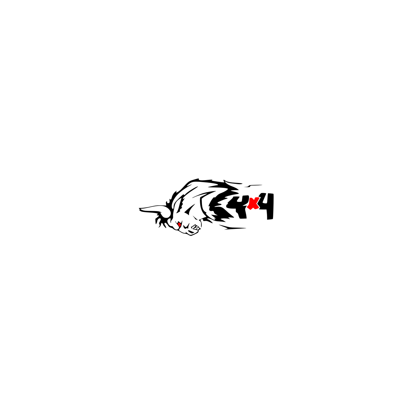 Bull blanc 4x4