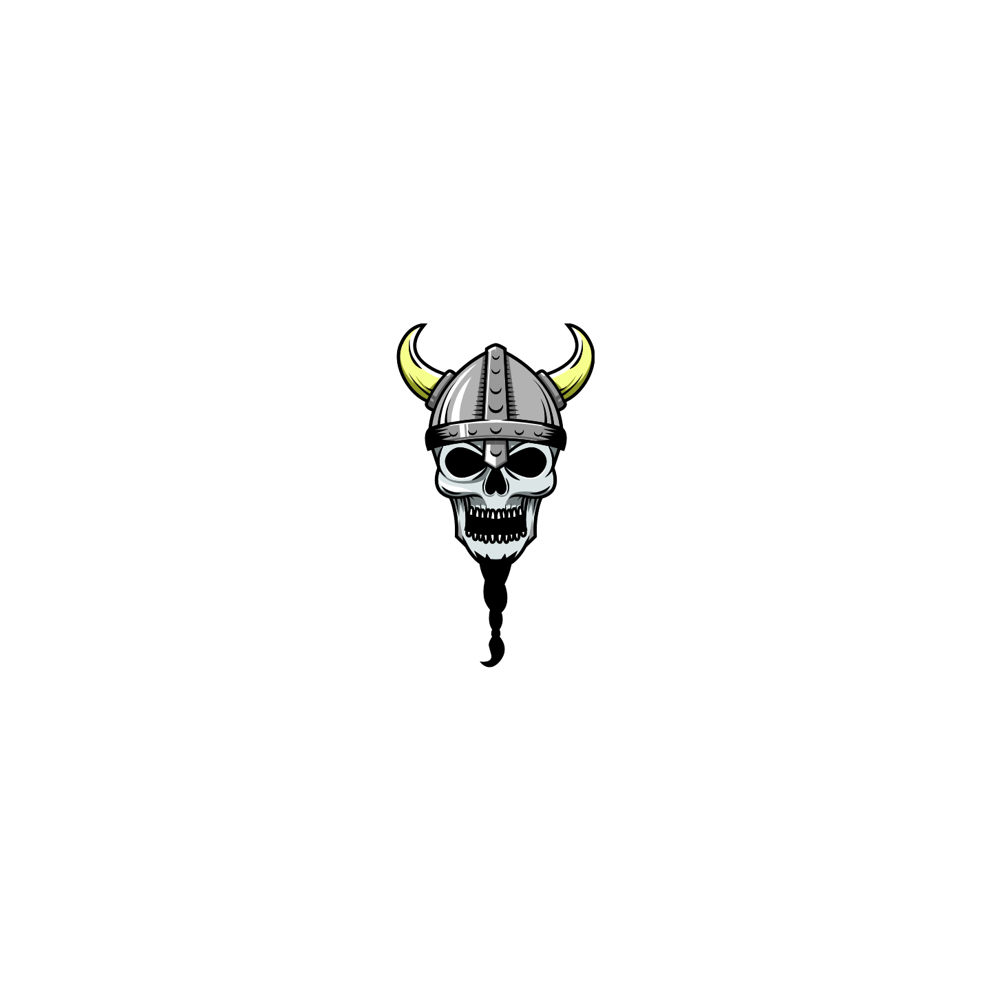 Tête de mort Viking