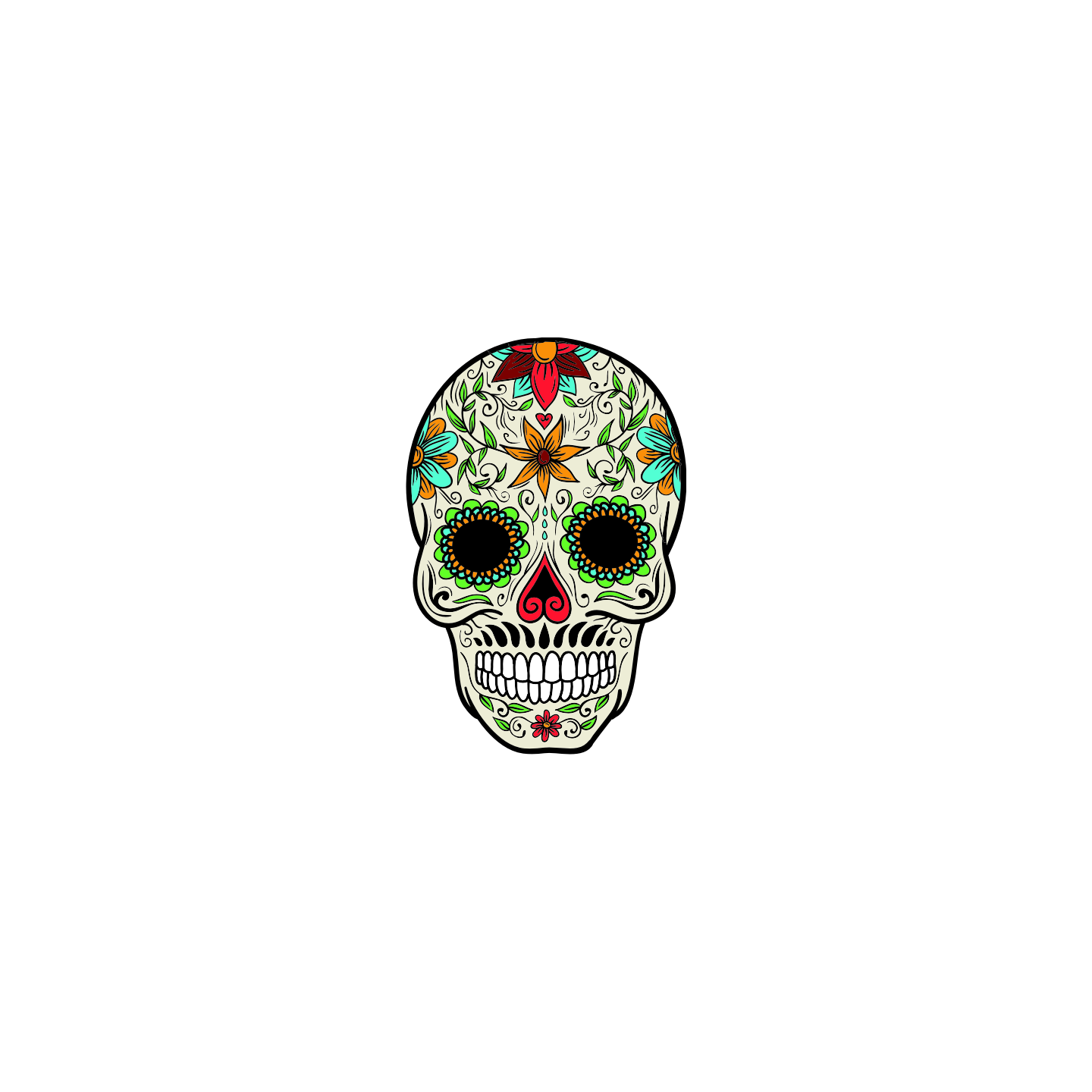 Tête de mort Mexicaine 2