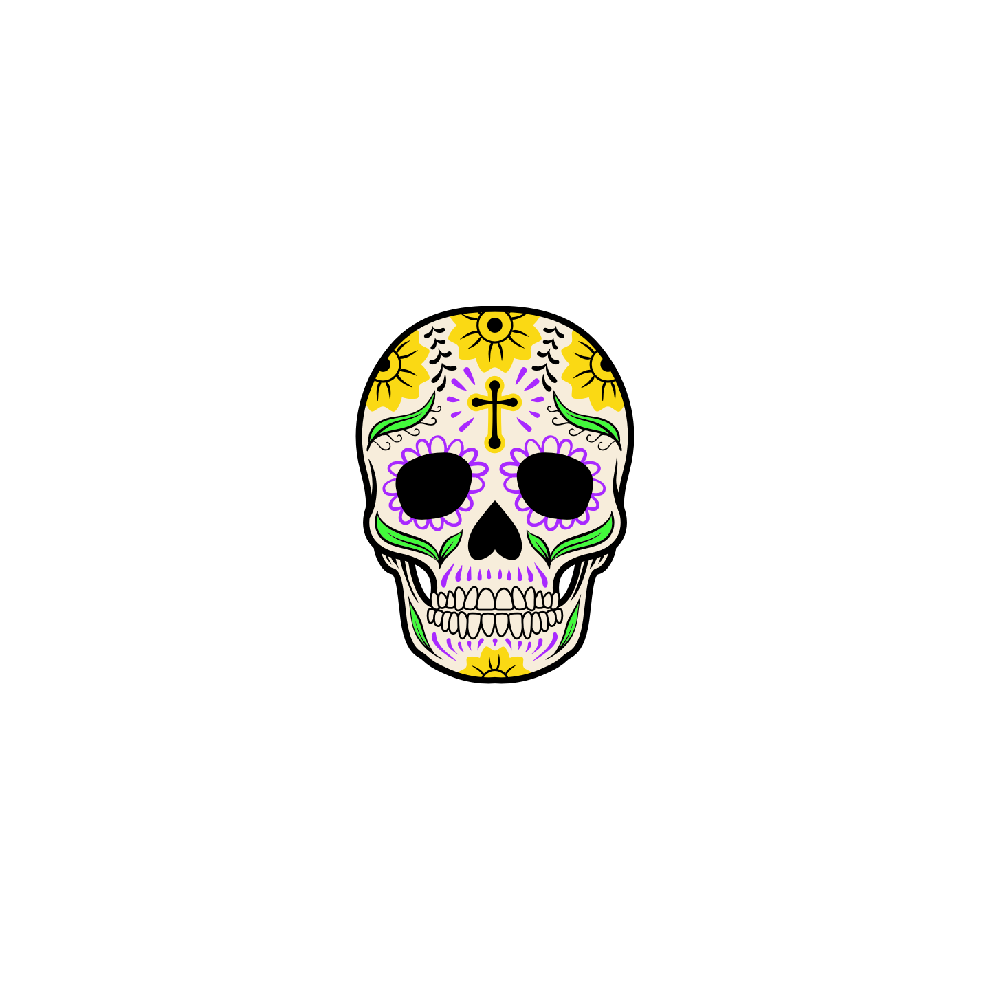 Tête de mort Mexicaine 5