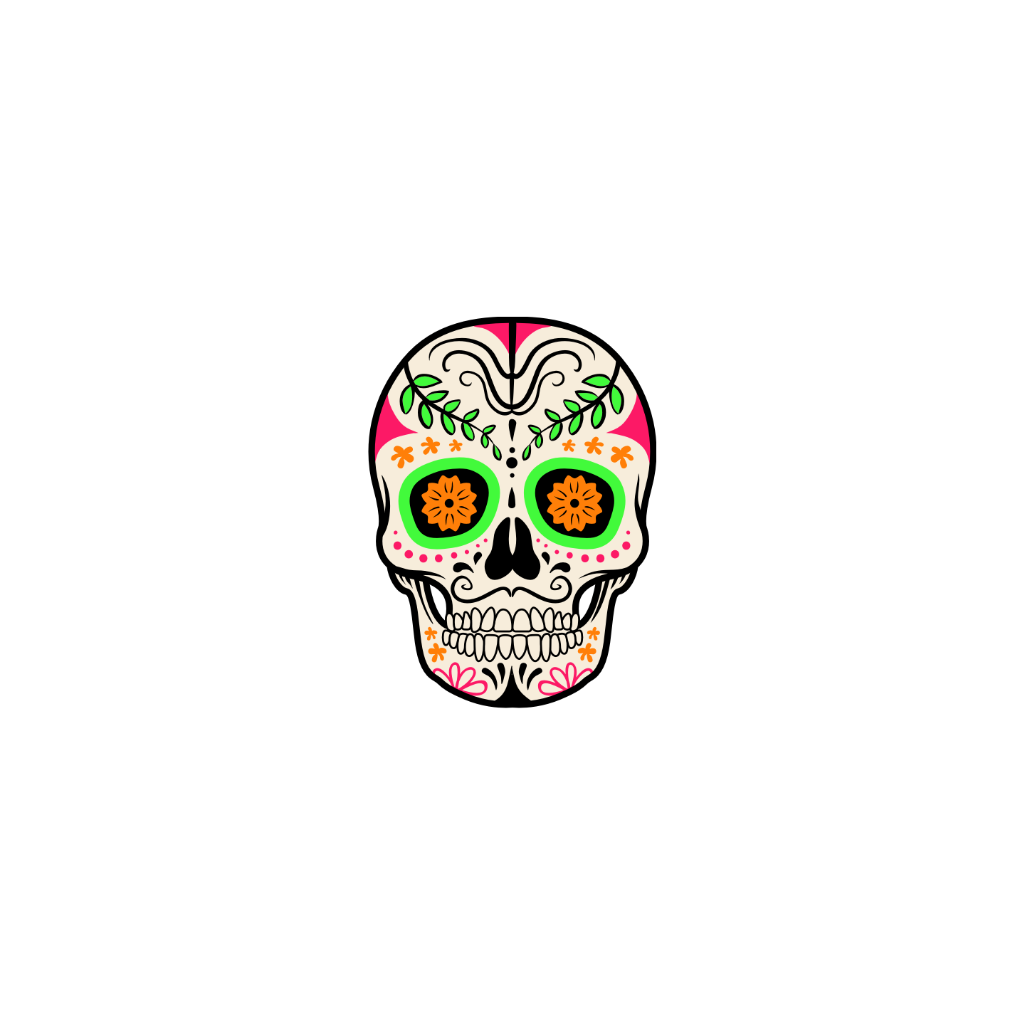 Tête de mort Mexicaine 6