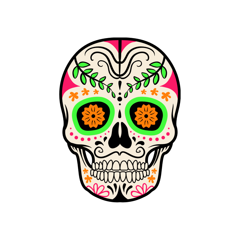 Tête de mort Mexicaine 6