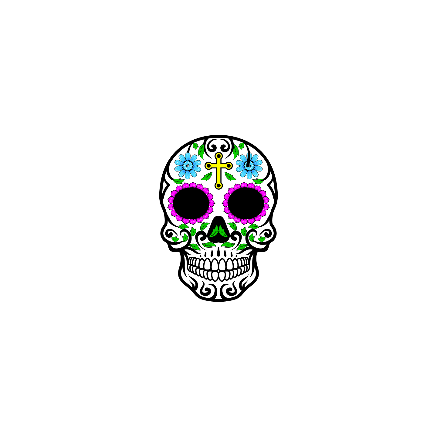 Tête de mort Mexicaine 1