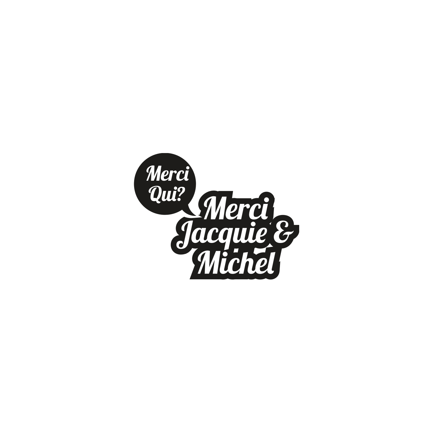 Stickers jacquie et michel