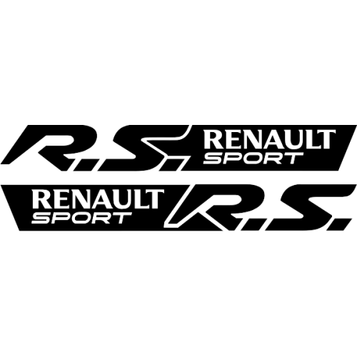 Sticker et autocollant deco renault sport