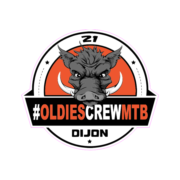 Sticker autocollant oldiescrewmtb