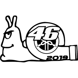 Sticker autocollant Yamaha rossi 2019
