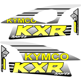 Sticker autocollant kit deco krx 250 jaune