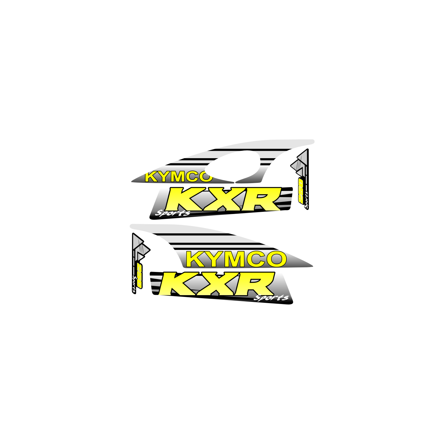 kit deco krx 250 jaune