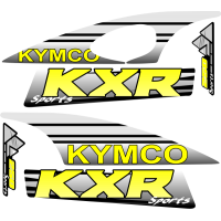 Sticker autocollant kit deco krx 250 jaune