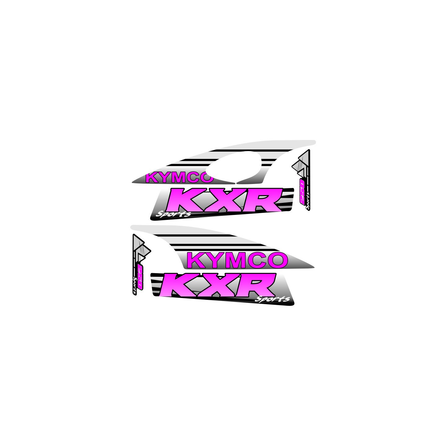 kit deco krx 250 fushia