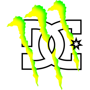 Sticker autocollant Monster Energy DC Shoes