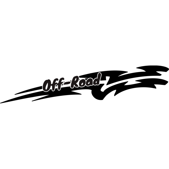 Sticker autocollant Déco off-road coté droit