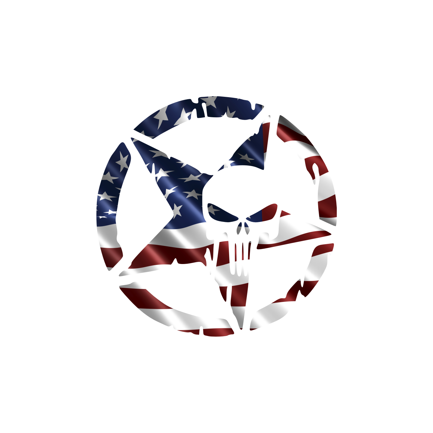 Etoile US drapeau americain punisher