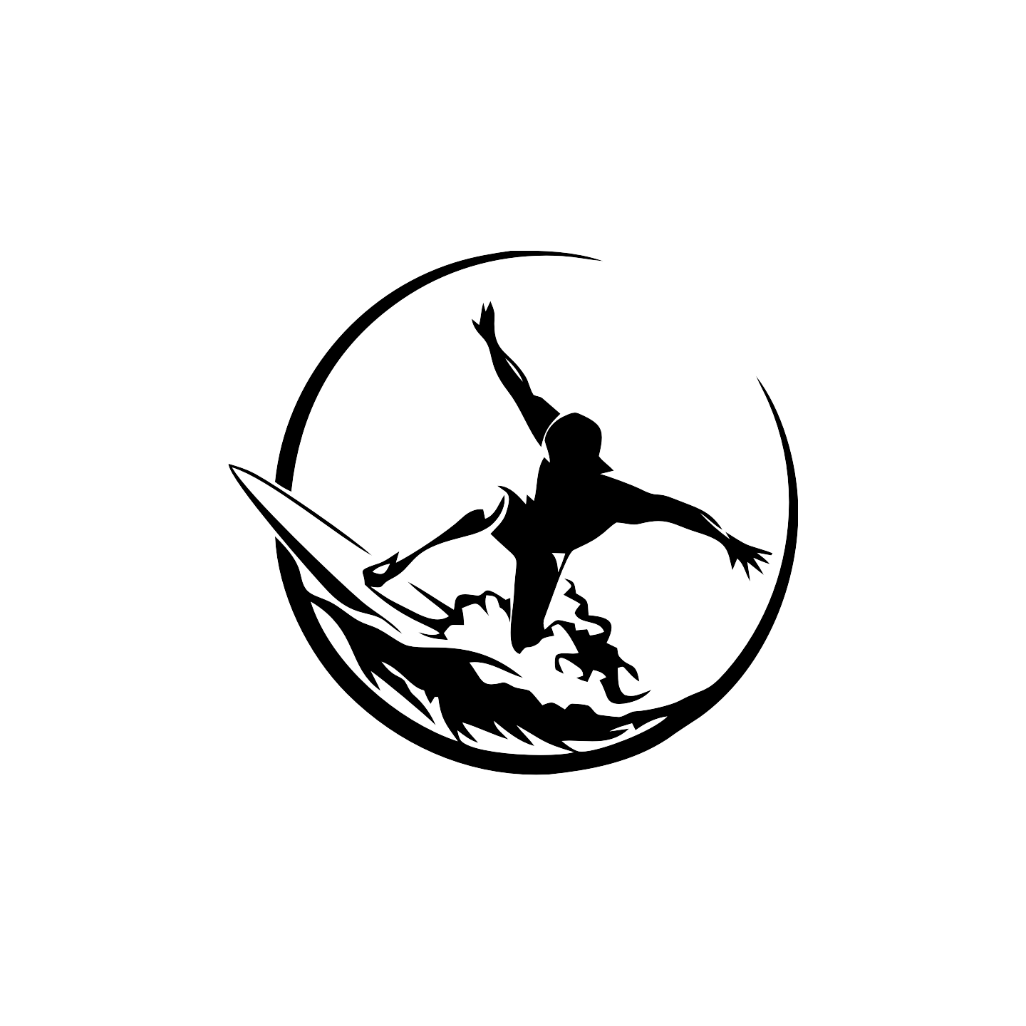 Surfeur cercle