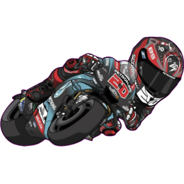 Sticker autocollant 20 Quartararo