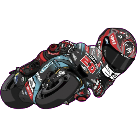 Sticker autocollant 20 Quartararo