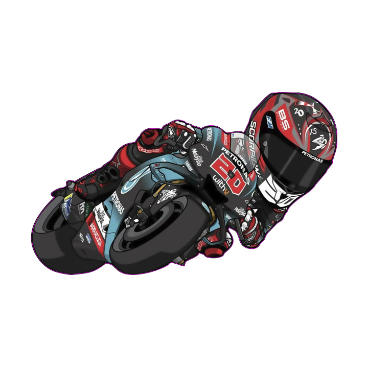 Sticker autocollant 20 Quartararo