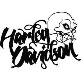 Sticker autocollant harley davidson