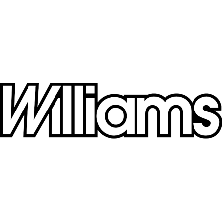 Sticker autocollant williams