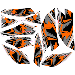 kit deco target tgb orange