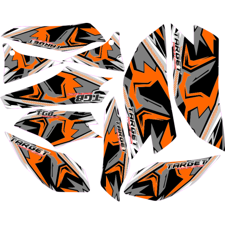 kit deco target tgb orange