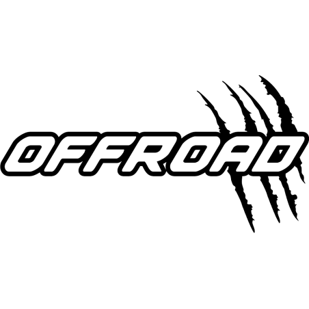 Sticker offroad griffes