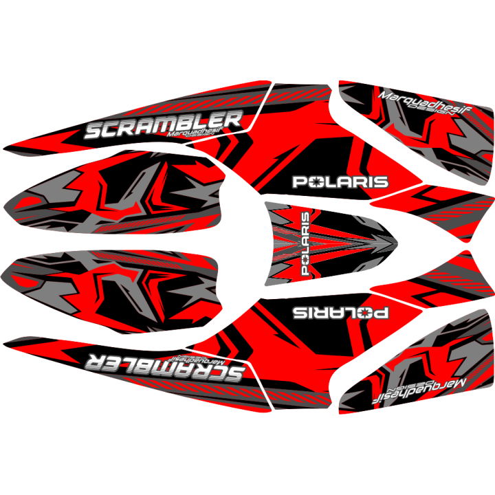 kit deco scrambler avt 2013 rouge