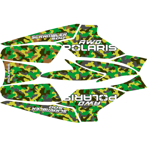 kit deco camouflage 2 polaris scrambler