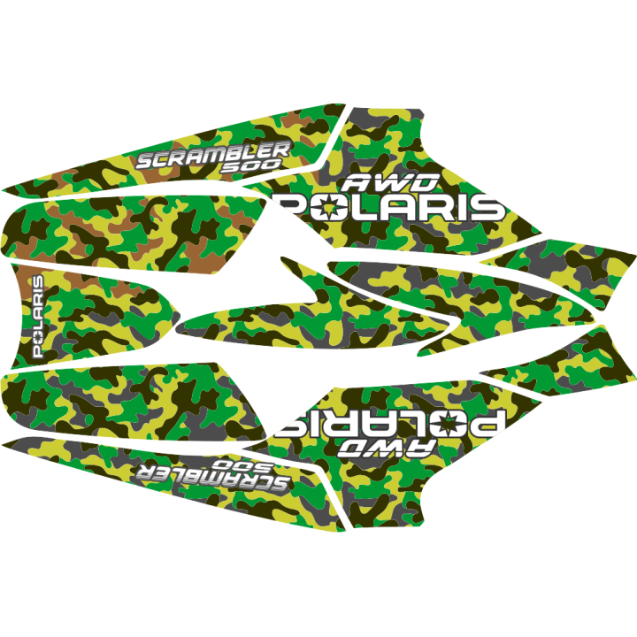 kit deco camouflage 2 polaris scrambler