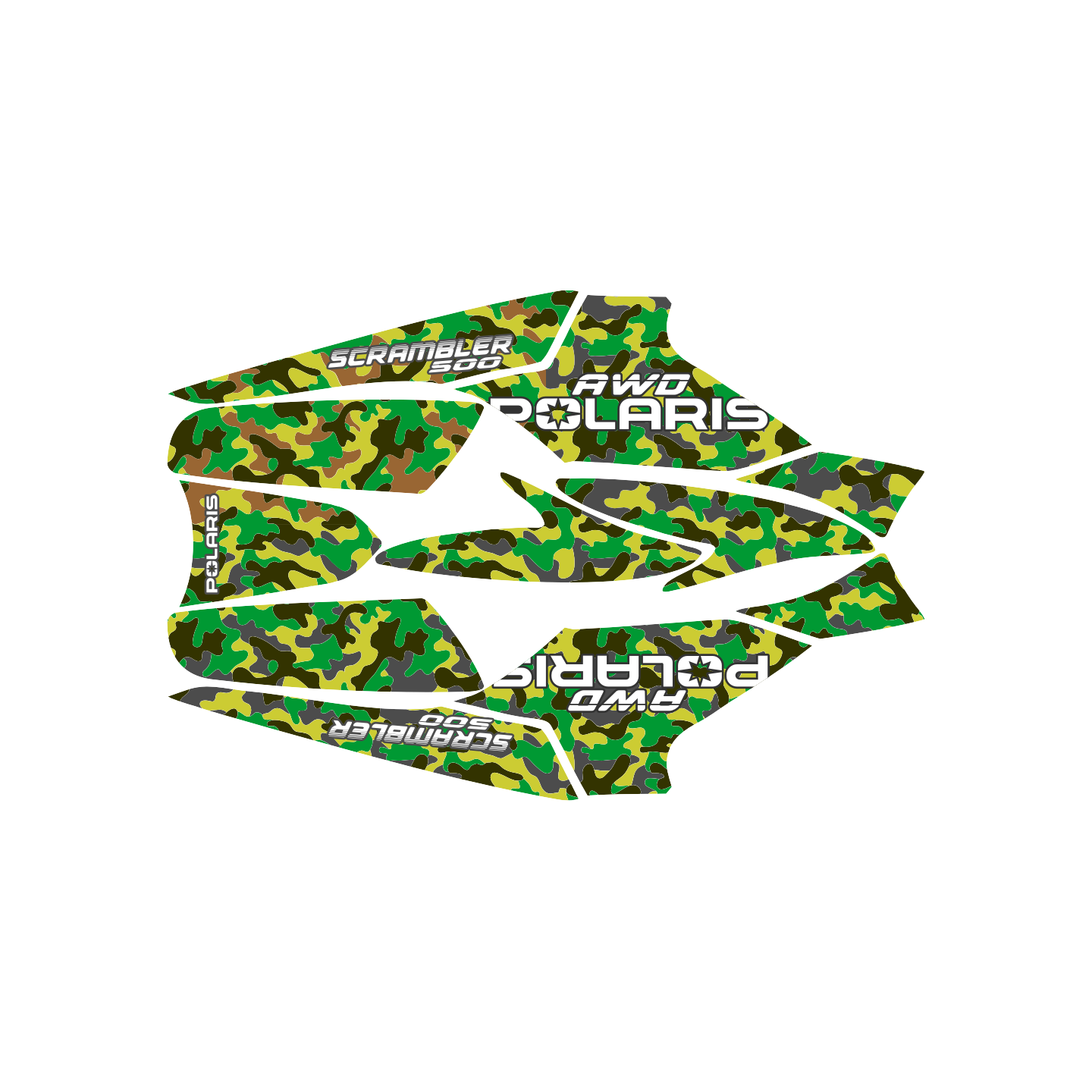 kit deco camouflage 2 polaris scrambler