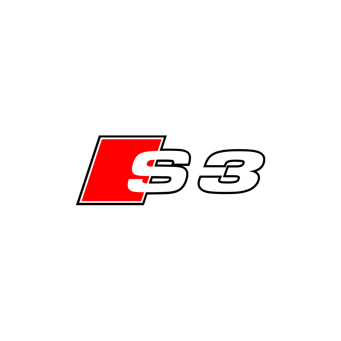 Autocollant Audi S3