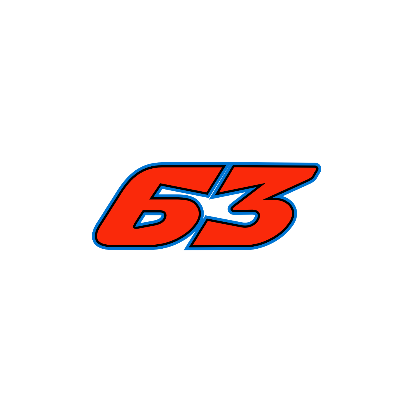 Autocollant 63 Bagnaia