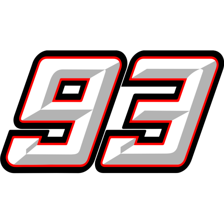 Autocollant 93 Marquez