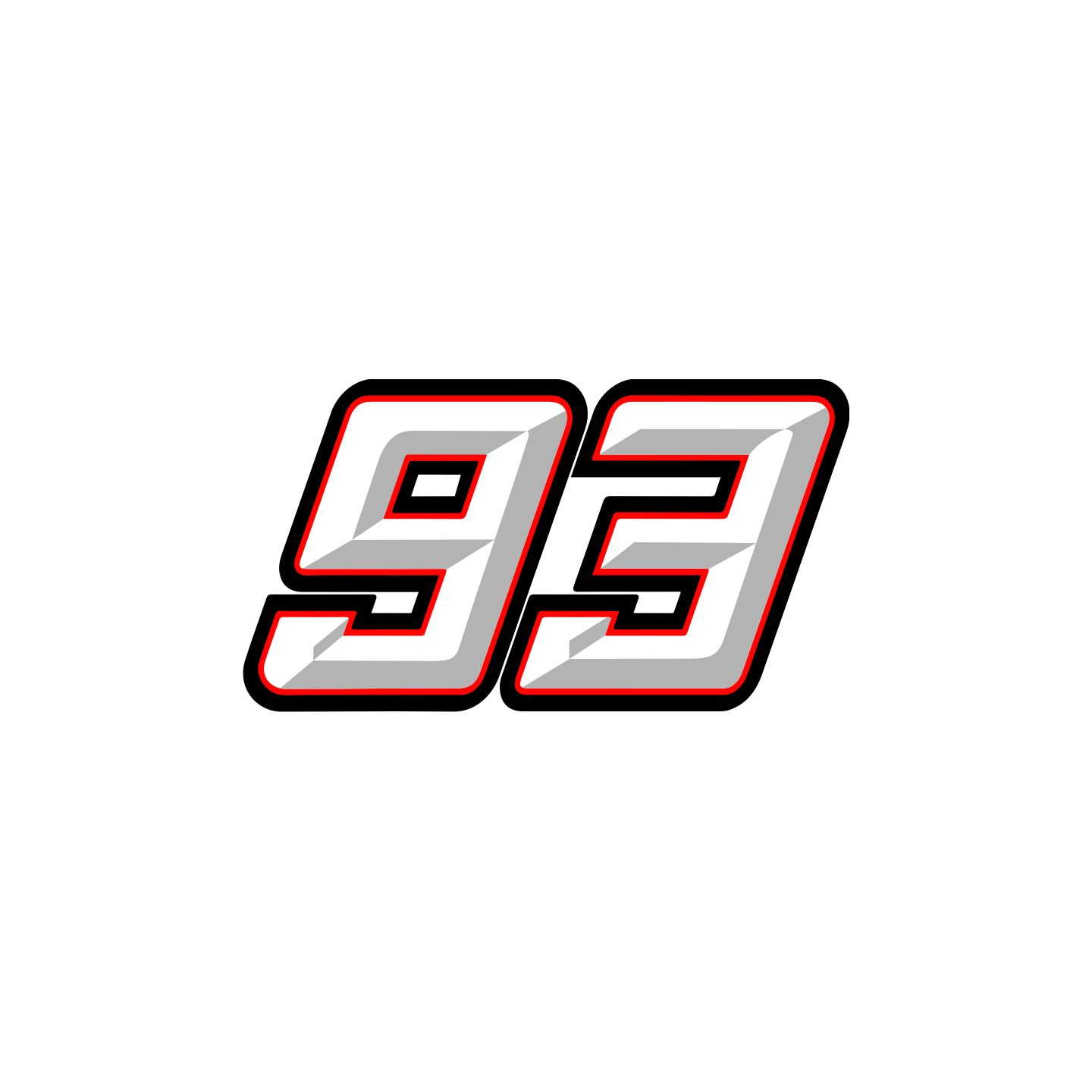 Autocollant 93 Marquez