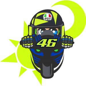 Autocollant Rossi