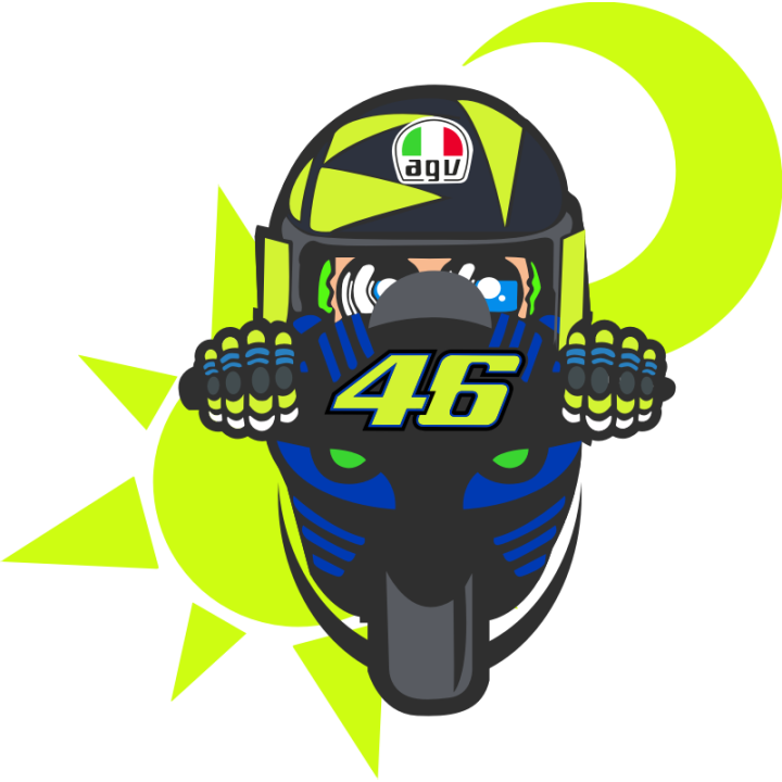 Autocollant Rossi