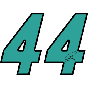 Autocollant 44 Lewis Hamilton