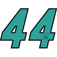 Autocollant 44 Lewis Hamilton