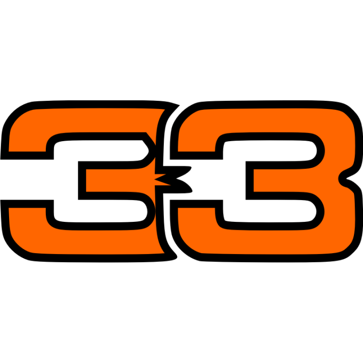 Autocollant 33 Verstappen