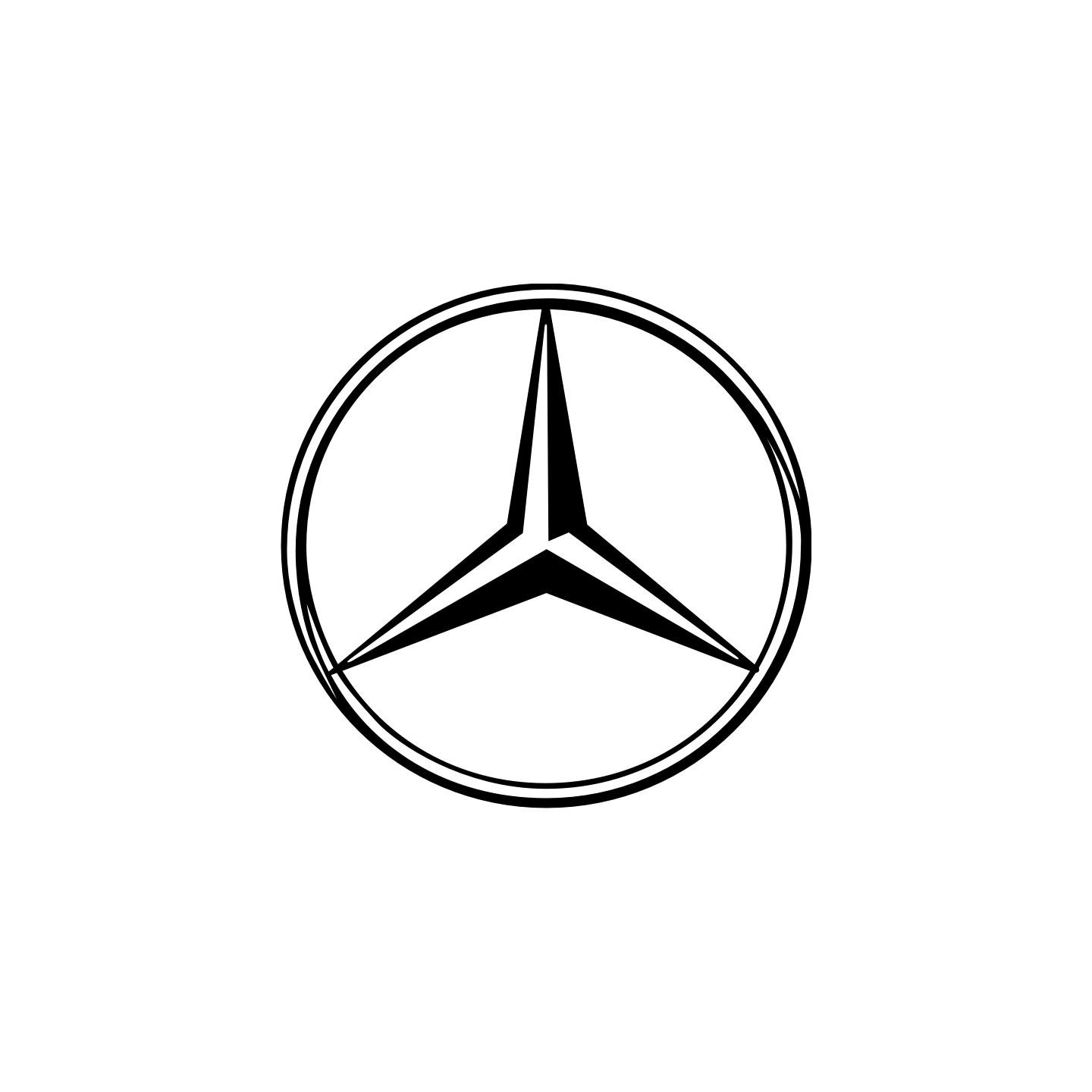 Sticker Mercedes – Logo Étoile