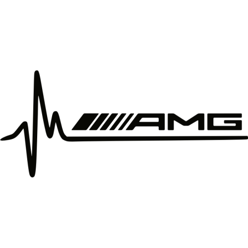 Sticker Mercedes – AMG Electrocardiogramme