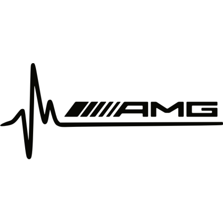 Sticker Mercedes – AMG Electrocardiogramme
