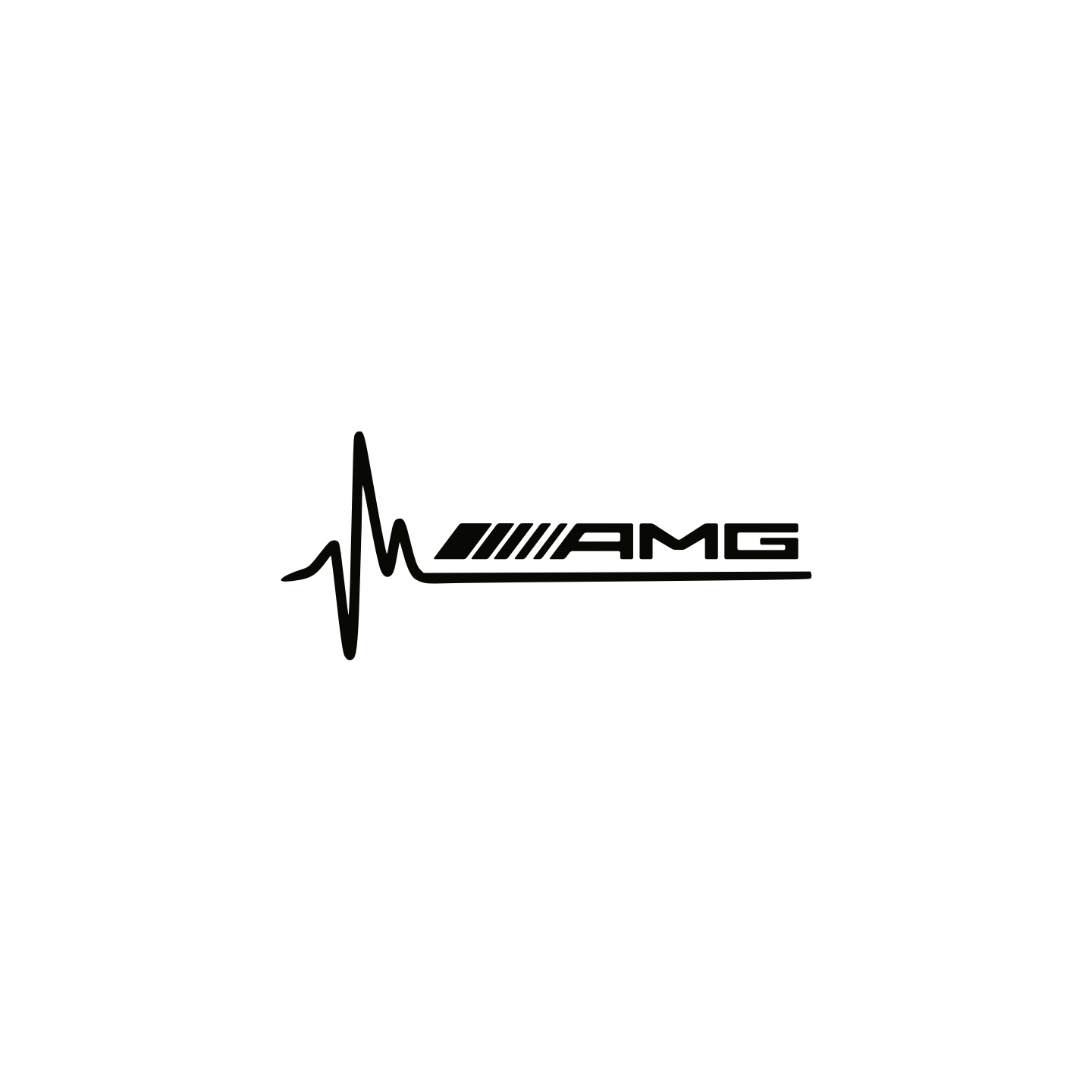 Sticker Mercedes – AMG Electrocardiogramme