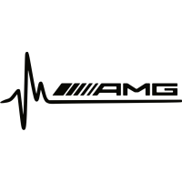 Sticker Mercedes – AMG Electrocardiogramme