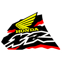 Sticker autocollant Honda XR droite