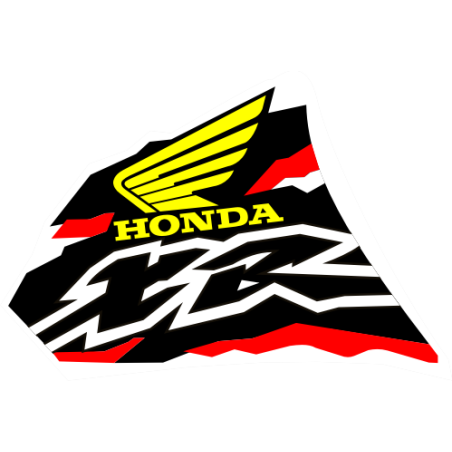 Sticker autocollant Honda XR droite