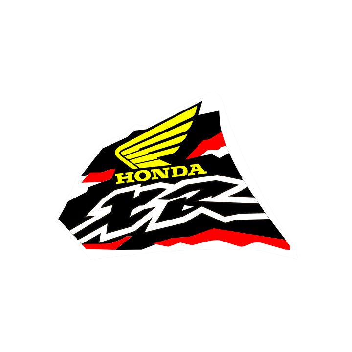 Sticker autocollant Honda XR droite