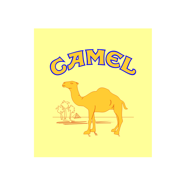 Sticker autocollant Camel