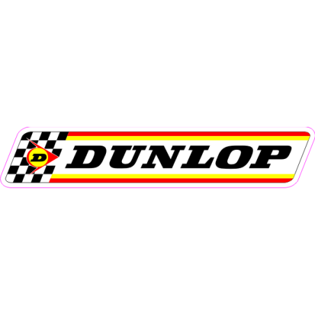 Sticker autocollant Dunlop